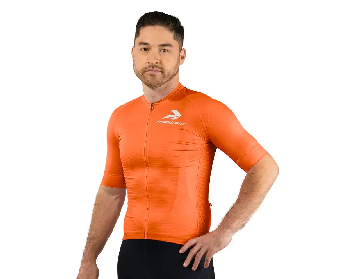 Performance Men's Nova Pro Cycling Jersey (Orange) (Standard) (M) - view 3